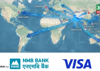 एनएमबि बैंक र भिजाबीचको सम्झौतासम्बन्धी प्रतीकात्मक तस्बिर