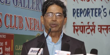 त्रिवि क्रिकेट मैदानमा भइरहेको नेपाल प्रिमियर लिग (एनपीएल) खेल