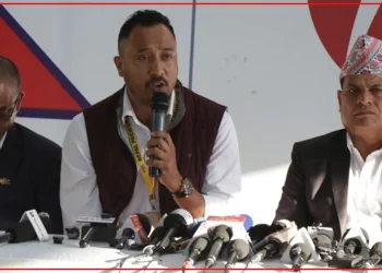 नेपाल प्रिमियर लिग खेल मैदान र क्रिकेट खेलको दृश्य