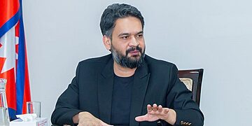 प्रधानमन्त्री वालेन्द्र शाह शुभकामना सन्देश दिँदै
