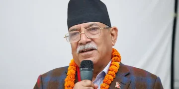 समसामयिक राजनीतिक विषयमा धारणा राख्दै गर्दाको दृश्य